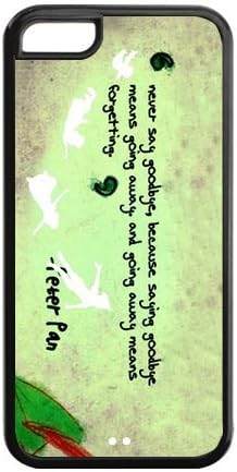 Fashion Peter Pan Apple Iphone 5C Case Cover TPU Personalized Quotes