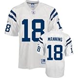 Peyton Manning Indianapolis Colts White Reebok Premier Jersey - XL
