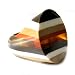 Sukie Lau Brown Stripey Ring