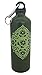 Aluminum Sport Water Bottle, Great for Outdoor and Sport Activities. Plastic Screw lid Looped on The Top