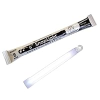 Cyalume SnapLight Industrial Grade Chemical Light Sticks, White, 6" Long, 8 Hour Duration (Pack of 10) by Cyalume Technologies, Inc.