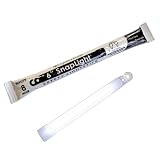 Cyalume SnapLight Industrial Grade Chemical Light Sticks, White, 6" Long, 8 Hour Duration (Pack of 10)