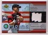 2005 Upper Deck Origins Carlos Beltran Game Used Jersey Baseball Card