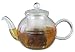 <!-1->Glass Teapot with Infuser- 3 Cup