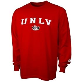 adidas UNLV Runnin' Rebels Scarlet In Play Long Sleeve T-shirt
