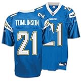 LaDainian Tomlinson Jersey: Reebok Powder Blue Replica #21 San Diego Chargers Jersey
