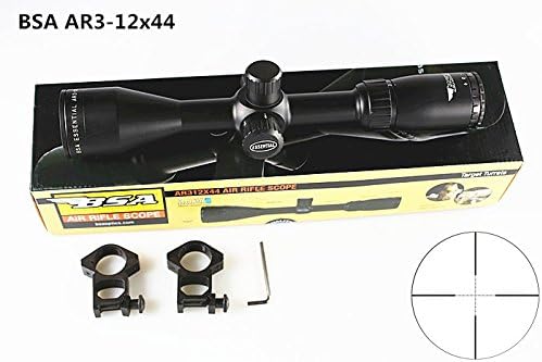 XWXS Tactical Hunting Shooting Original BSA AR3-12x44 Essential Air Rifle Scope