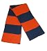 Riverstone Goods Auburn University Tigers Orange/Blue Striped Scarf