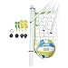 Franklin Sports Volleyball Set - Beach and Backyard Volleyball Net Set - Portable Volleyball Net and Ball Set with Poles and Ground Stakes - Intermediate, 20
