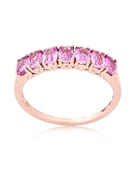 10k Pink Gold Pink Sapphire Ring