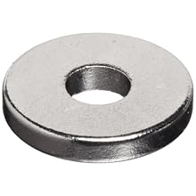 Neodymium Rare Earth Magnet Rings, 3/8" Outer Diameter, 1/8 " Inner Diameter, 1/16" Thick (Pack of 12)