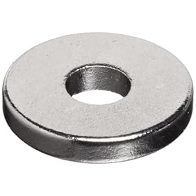 Neodymium Rare Earth Magnet Rings, 3/8" Outer Diameter, 1/8 " Inner Diameter, 1/16" Thick (Pack of 12): Industrial &amp; Scientific