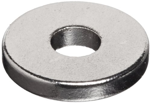 Neodymium Rare Earth Magnet Rings, 3/8″ Outer Diameter, 1/8 ” Inner Diameter, 1/16″ Thick (Pack of 12)