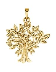 14K Yellow My Tree Pendant 8 Stone