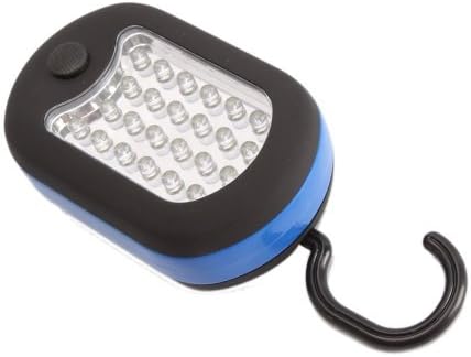 HSINI 27 LED Super Bright Compact Waterproof Home Work Light Worklight Bivouac Fishing Camping Hiking Tent Lamp Lantern Flashlight w/ Hanging Hook Blue