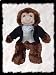 Tuxedo Groom Outfit fits Webkinz L'il Kinz, Ty Beanie Babies, Fluff Factory and Teenies Teddies