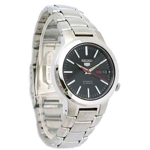 Seiko Men's SNKA07 Seiko 5 Automatic Black Dial Stainless Steel Watch