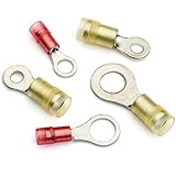 Ring Terminal Marine Grade - Nylon Insulated - Double Crimp - 25 per Package