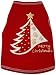 Pet Supplies : Merry Christmas Pet Tank - MEDIUM (M) by I SEE SPOT