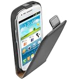 mumbi PREMIUM ECHT Leder Flip Case Samsung Galaxy S3 mini Tasche