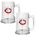 Minnesota Twins 2-Piece 15oz Glass Tankard Set (Primary Logo)