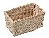 Buff Willow Wicker Storage/Shelf Basket (XS)