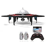 DBPOWER UDI U845 WiFi FPV UFO Quadcopter Drone with HD Camera 2.4G 4CH 6 Axis Gyro RTF Low Voltage Alarm, Gravity Induction and Headless Mode Includes Bonus Battery DBPOWER UDI U845 WiFi FPV UFO Quadcopter Drone with HD Camera 2.4G 4CH 6 Axis Gyro RTF Low Voltage Alarm, Gravity Induction and Headless Mode Includes Bonus Battery
