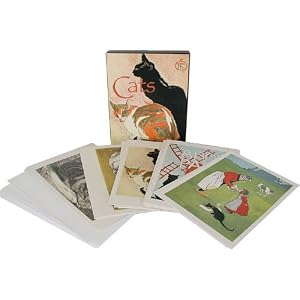 Cats in Arts Boxed Cards Nouvelles Images - 20 cards