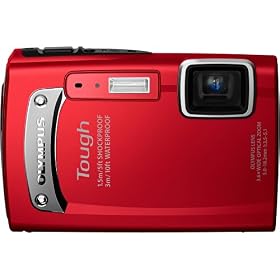 Olympus TG-310 Tough 14 MP Digital Camera , 3.6x Wide Optical Zoom (28mm), 2.7 LCD (Red) by Olympus