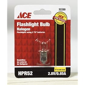 12 each: Ace Halogen Flashlight Bulb (43-1680) by Dorcy