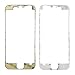 IPHONE 6 PLUS WHITE FRONT LCD SCREEN BEZEL FRAME Incl. pre installed 3M Adhesive for easy installation