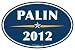 Fridgedoor Palin in 2012 OVAL Car magnet