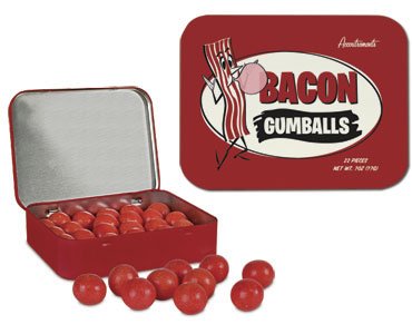 Childrens Toyshop  Toys : Bacon Gumballs in Tin
