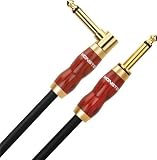 Monster Acoustic Instrument Cable - 21 Feet - Angled to Straight 1/4-Inch Plugs
