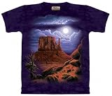 Desert Nightscape T-shirt 100% Cotton TEENS and ADULTS Short Sleeve Shirt