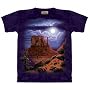 Desert Nightscape T-shirt 100% Cotton TEENS and ADULTS Short Sleeve Shirt