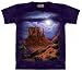 Desert Nightscape T-shirt 100% Cotton TEENS and ADULTS Short Sleeve Shirt