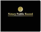 Adams Notary Public Record Journal, 11 x 8.5 Inches, 6 Entries Per Page, 63 Pages Per Book, Black (AFR90)