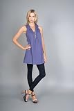 Organic Sleveless Purple Dresses by Trinity