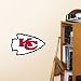 Kansas City Chiefs Fathead Wall Graphic Teammate Logo