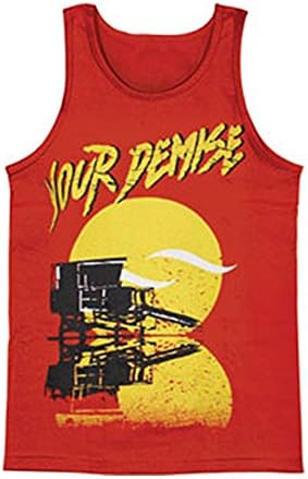 Your Demise Men's Bay Mens Tank Medium Red