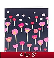 Bright Tulips Blank Card