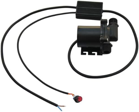 ZKSJ DC50F-1280A DC 12V Brushless Speed Adjustable Oil Water Pump 1000L/H Magnetic Drive Centrifugal Submersible 8M/26ft 3.6A 43.2W