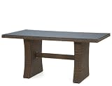 Siena Garden Panama Tisch bi-moc 3/3 160x90 eckig/Glasplatte