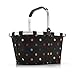 reisenthel Carrybag Fabric Picnic Tote, Sturdy Lightweight Basket for Shopping and Storage, Dots