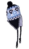 Pax Trading Kid Child Winter Ear Flap Hat With Hearts (One Size)