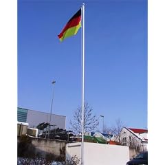 Fahnenmast (H�he 6,20m) mit Deutschlandfahne 0,90 x 1,50 m�