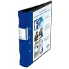 Wedo 05818003 Ordner Ergogrip A4 4 Ringe 55mm blau, Kunststoff