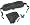 Dream Essentials Sweet Dreams Contoured Sleep Mask with Earplugs and Carry Pouch, Black