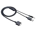 BLACK, 1.2m iPhone 3.5mm Audio and USB Dock Cable, AUX, Charge and play In-car music through Car Stereo at the same time, Use at home, portable, or car stereo to listen to high quality line-out audio, USB 3.5mm In-Car AUX Audio/Charger Cable For Apple iPod / iPhone 2G, 3G, 3GS, 4G / iPad 1 / iPad 2 (Part of the GoGadgets� Range)